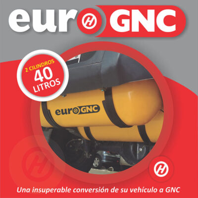 Equipo de GNC con 2 cilindros de 40 litros. 2 cilindros 40 ML para Equipos Italianos de GNC